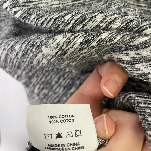 Frank and Oak space dye classic neutral crewneck sweater - Picture 7 of 8